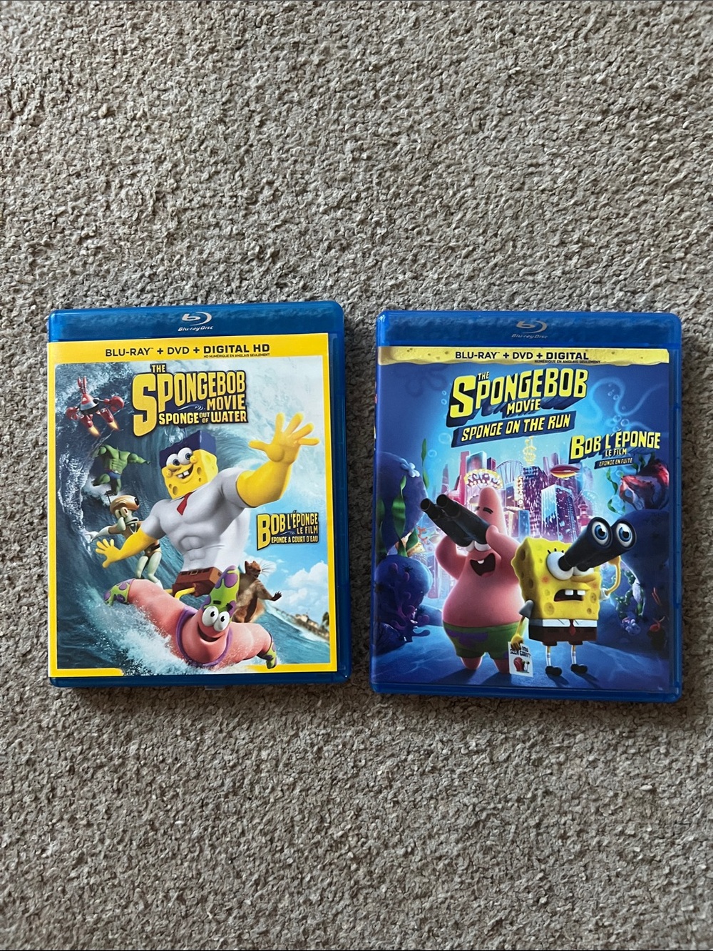 SpongeBob Movie Collection on Blu-ray